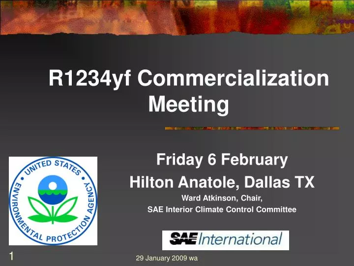 r1234yf commercialization meeting