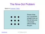 The Nine-Dot Problem - slide 1
