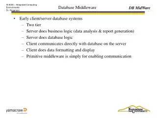 database middleware