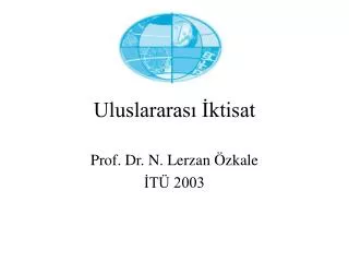 uluslararas ktisat