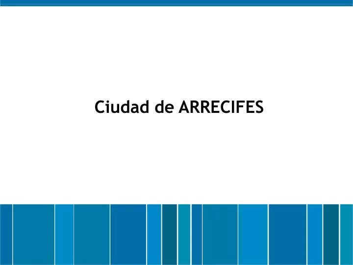 ciudad de arrecifes