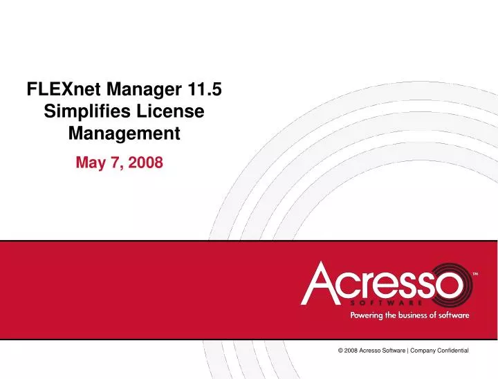 flexnet manager 11 5 simplifies license management