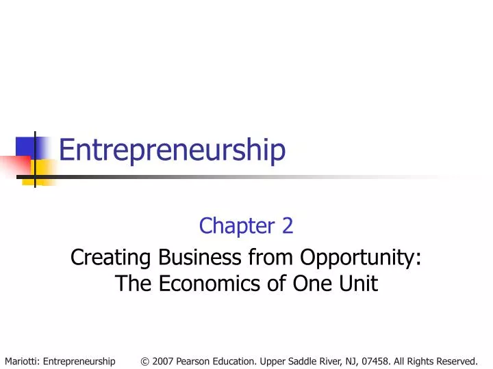 entrepreneurship