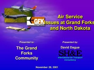 Air Service Issues at Grand Forks and North Dakota