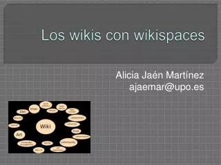 los wikis con wikispaces