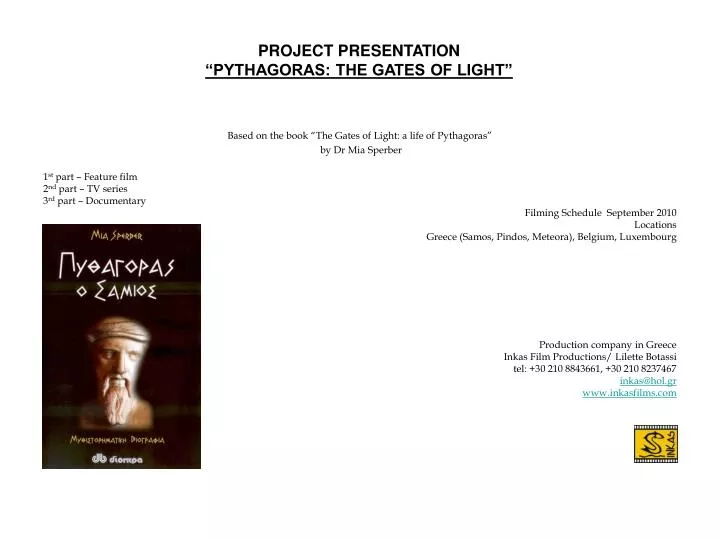 project presentation pythagoras the gates of light