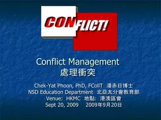 conflict management
