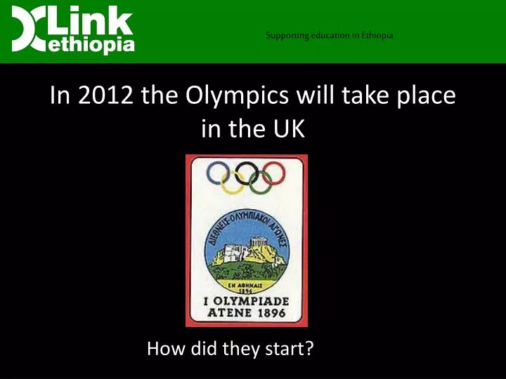 in 2012 the olympics will take place in the uk
