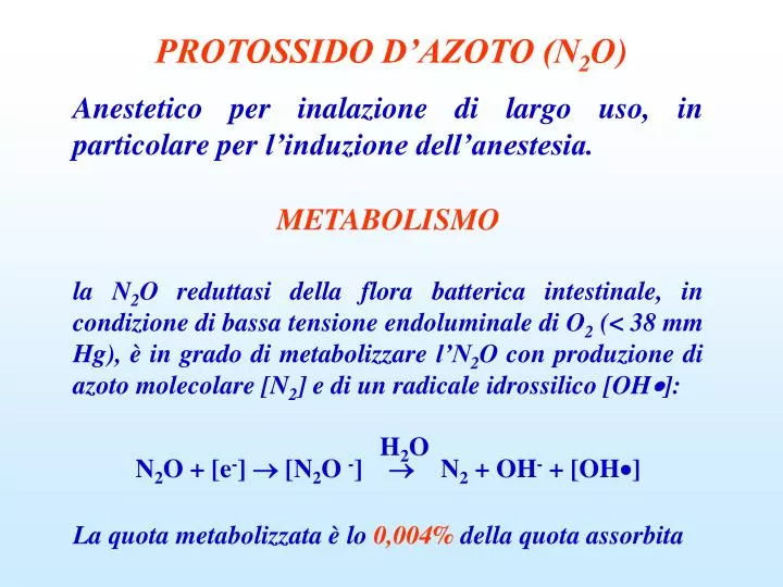 protossido d azoto n 2 o