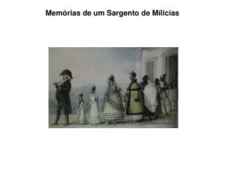mem rias de um sargento de m licias