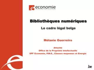 biblioth ques num riques le cadre l gal belge