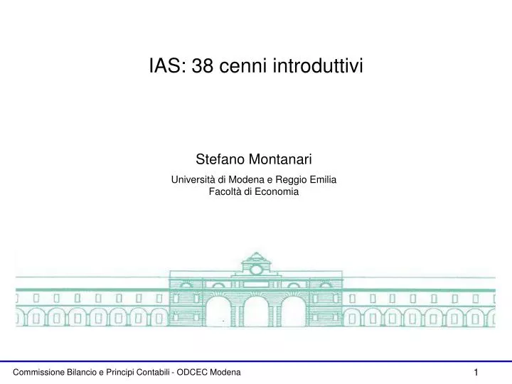 ias 38 cenni introduttivi