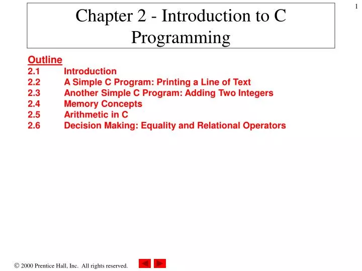 chapter 2 introduction to c programming
