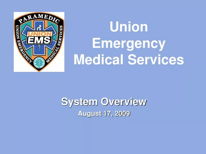 system overview august 17 2009