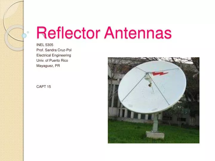 reflector antennas