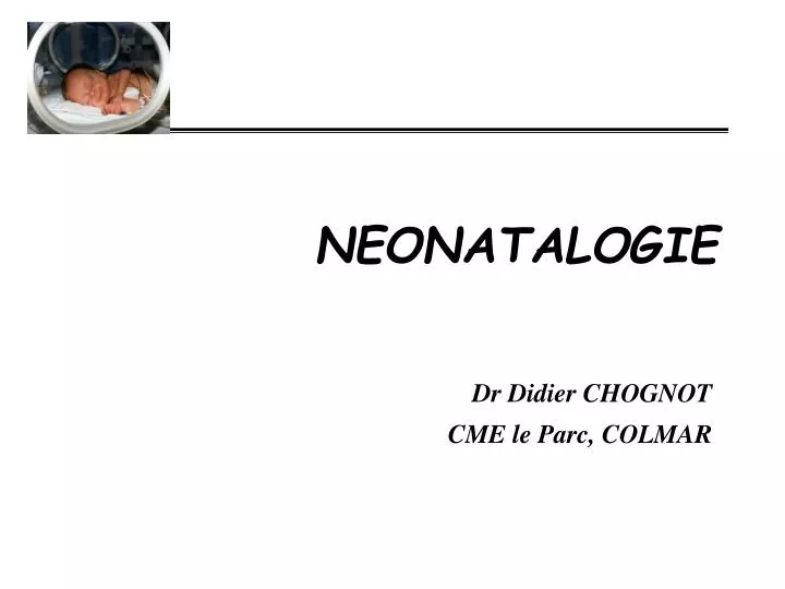 neonatalogie