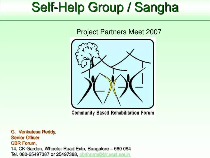 self help group sangha