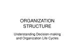 ORGANIZATION STRUCTURE - slide 1