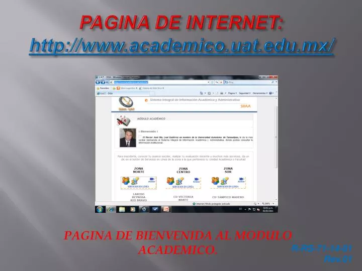 pagina de internet http www academico uat edu mx