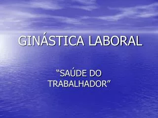 gin stica laboral
