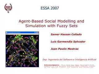 Agent-Based Social Modelling and Simulation with Fuzzy Sets