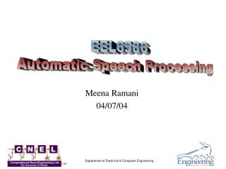 Meena Ramani 04/07/04