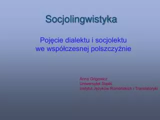 Socjolingwistyka