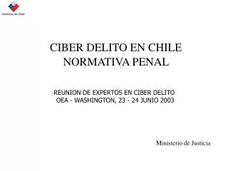 CIBER DELITO EN CHILE NORMATIVA PENAL
