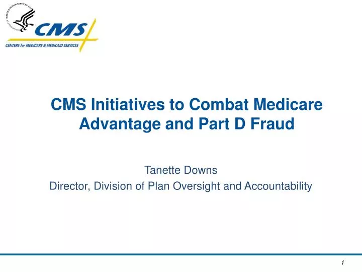 cms initiatives to combat medicare advantage and part d fraud