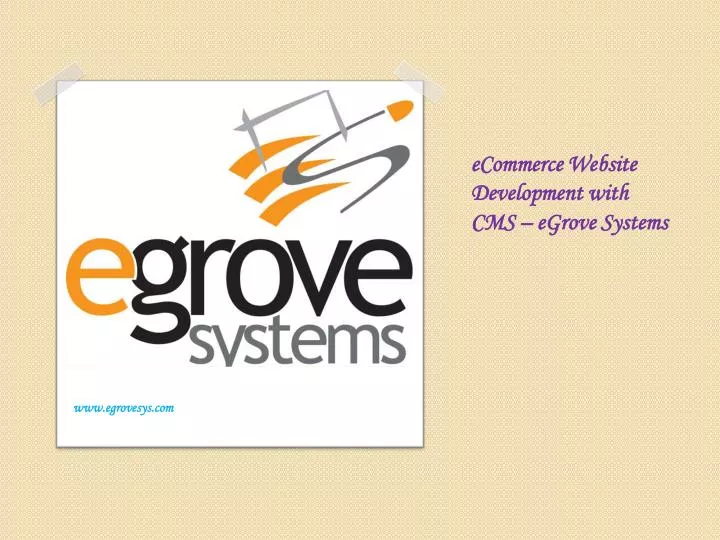 ecommerce website development with cms egrove systems