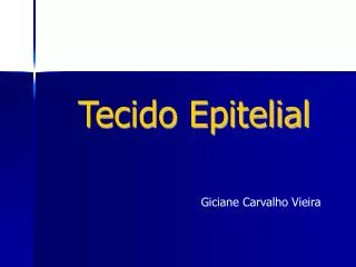 tecido epitelial