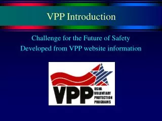VPP Introduction
