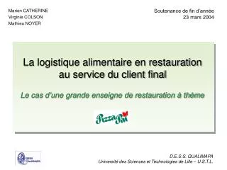 soutenance de fin d ann e 23 mars 2004