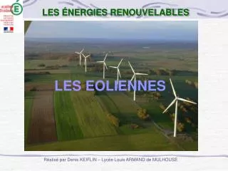 les eoliennes