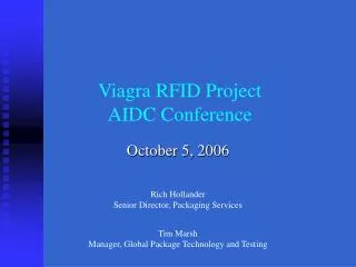 Viagra RFID Project AIDC Conference