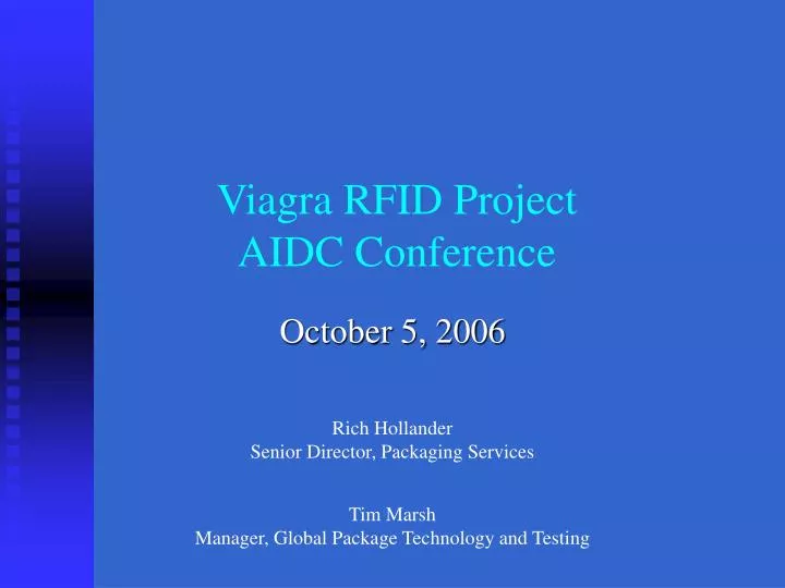 viagra rfid project aidc conference