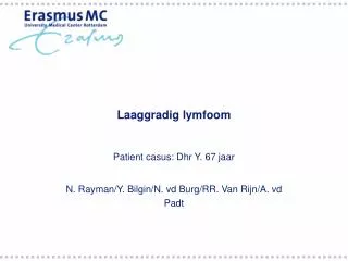 laaggradig lymfoom