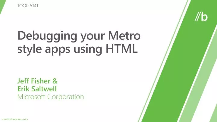 debugging your metro style apps using html