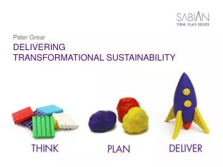 DELIVERING TRANSFORMATIONAL SUSTAINABILITY