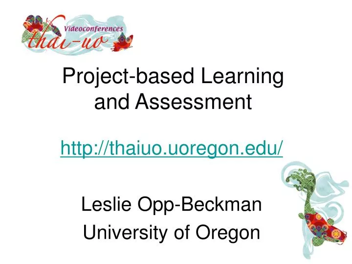 project based learning and assessment