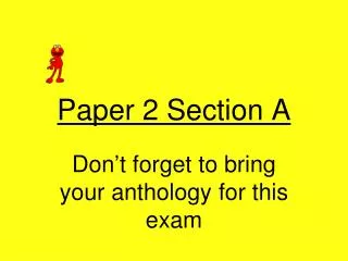 Paper 2 Section A