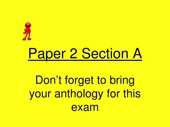 paper 2 section a