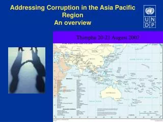 Addressing Corruption in the Asia Pacific Region An overview