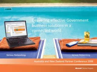 Delivering effective Government business solutions in a connected world.