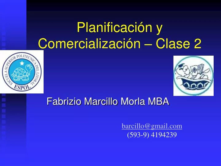 planificaci n y comercializaci n clase 2