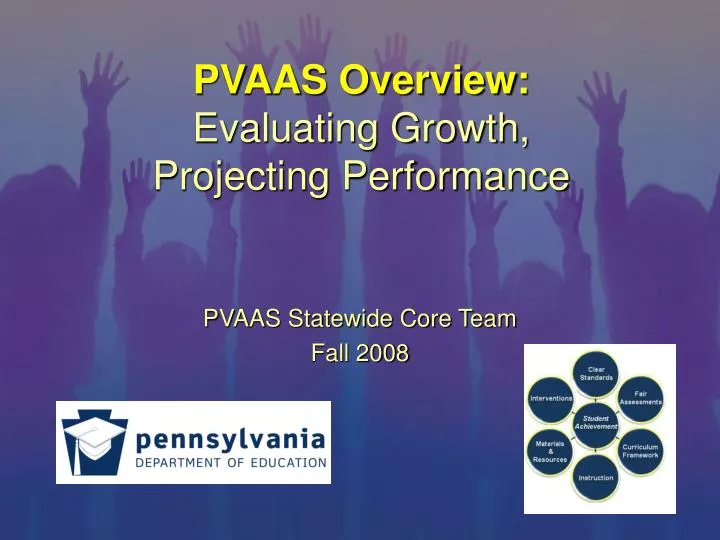 pvaas overview evaluating growth projecting performance