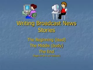 Writing Broadcast News Stories