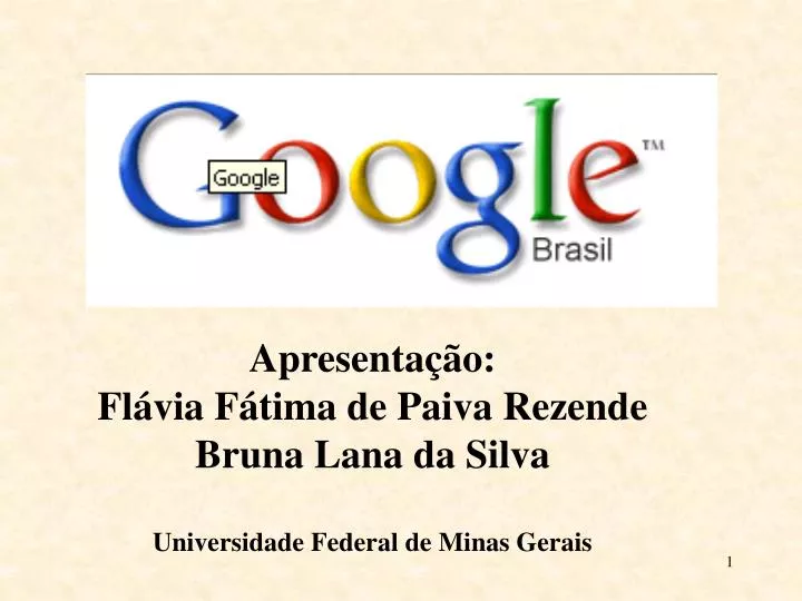 apresenta o fl via f tima de paiva rezende bruna lana da silva universidade federal de minas gerais