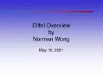 Eiffel Overview by Norman Wong - slide 1