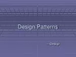 Design Patterns - slide 1